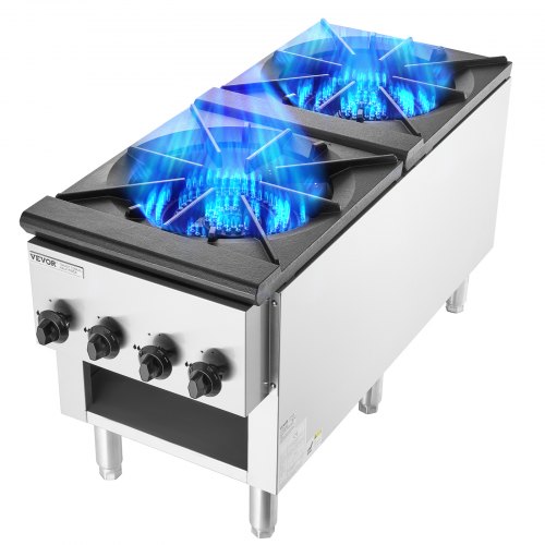 Pramoninė dujinė viryklė VEVOR EUGSP-18-25D, 52 kW