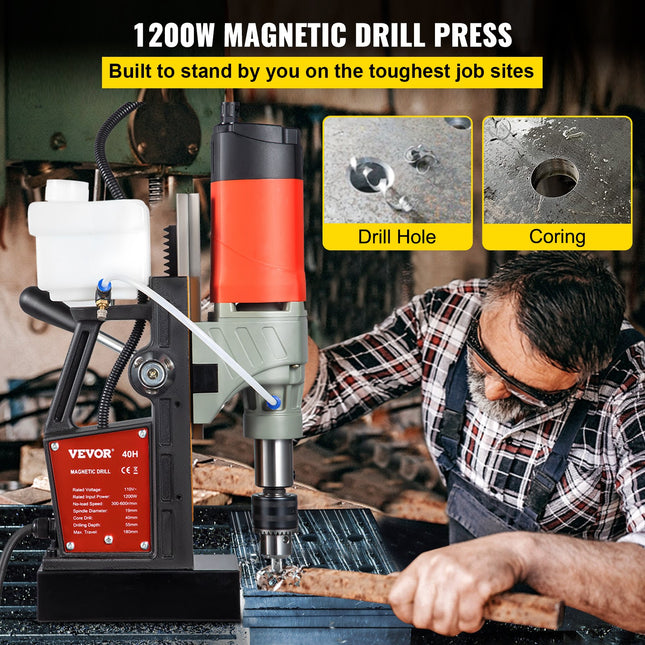 Magnetinis gręžtuvas VEVOR VV-MD-UK2, 1200W
