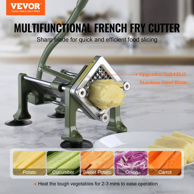 Bulvių pjaustyklė VEVOR LD02, 3 keičiami ašmenys