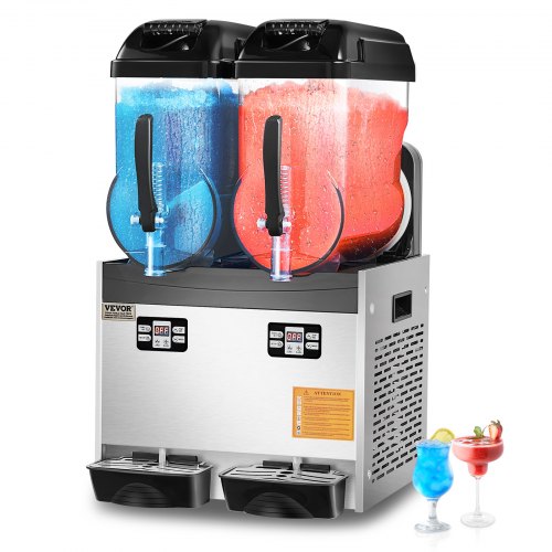 Šaldytų gėrimų aparatas VEVOR XRJ12LX2, 2 x 12 l