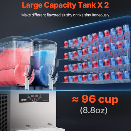 Šaldytų gėrimų aparatas VEVOR XN240B, 24 l