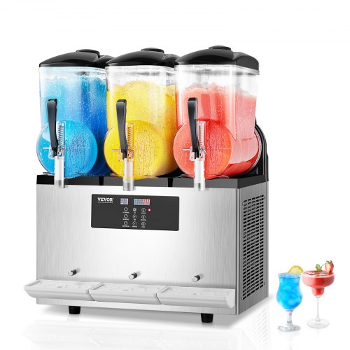 Šaldytų gėrimų aparatas VEVOR XN360B, 3 x 12 l talpa