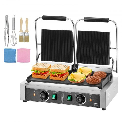 Kontaktinis grilis VEVOR HT-813A, 3600W