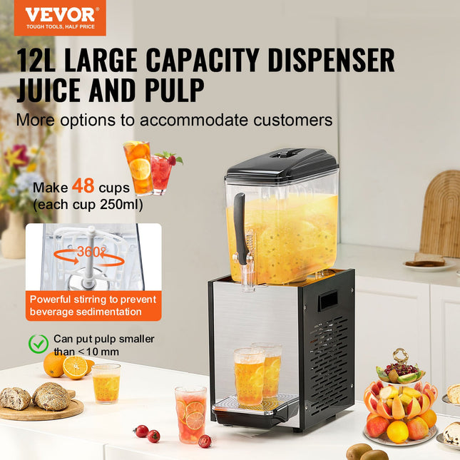 Gėrimų dozatorius VEVOR LYJ12LX1, 12 l talpos