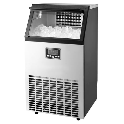 Komercinis ledo gaminimo aparatas VEVOR HZB-45, 63 kg/24 val.