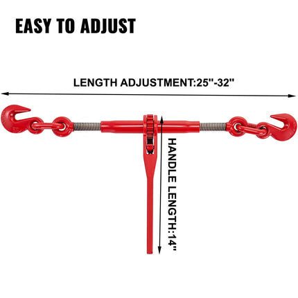 Grandinių įtempėjas VEVOR 9215LBS, 3/8" – 1/2" grandinėms, 2 vnt.