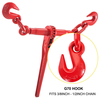 Grandinių įtempėjas VEVOR 9215LBS, 3/8" – 1/2" grandinėms, 2 vnt.