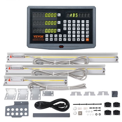 Skaitmeninė rodmenų sistema (DRO) VEVOR SNS-3V-YE102024, 3 ašių