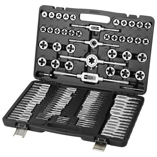 Sriegiklių ir sriegpjovių rinkinys VEVOR 110PC, M2-M18