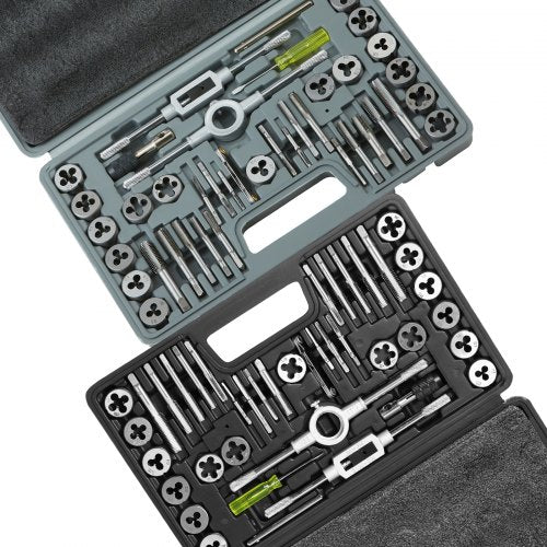 Sriegiklių ir sriegpjovių rinkinys VEVOR 80PC, 80 dalių