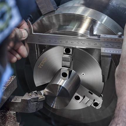 Trijų kumštelių tekinimo griebtuvas VEVOR K11-250, 250 mm
