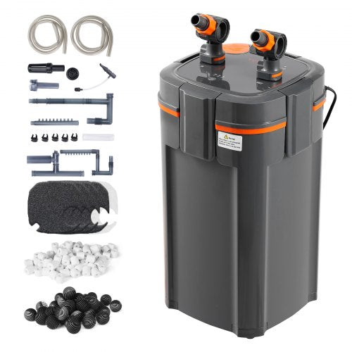 Išorinis akvariumo filtras VEVOR AQ-913F-UV 25W, 2500 l/val.