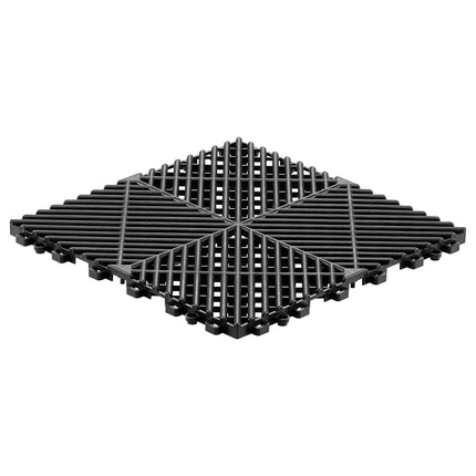 Sujungiami drenažiniai kilimėliai VEVOR PJGS-30x30x1.5-B, 310 x 310 mm, 50 vnt.
