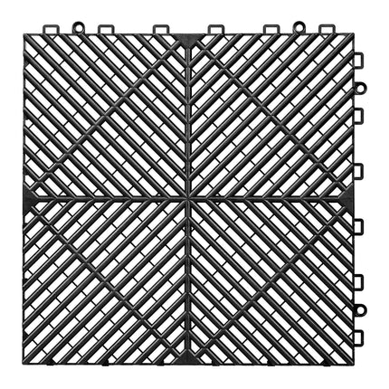Sujungiami drenažiniai kilimėliai VEVOR PJGS-30x30x1.5-B, 310 x 310 mm, 50 vnt.