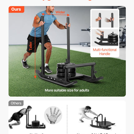 Svorio rogės VEVOR Q174, 125 kg apkrova
