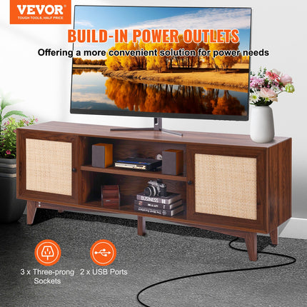 TV staliukas VEVOR CSF-T24101-WAE, skirtas iki 75 colių televizoriams