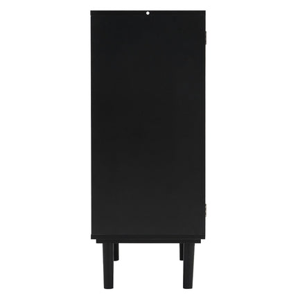 Komoda su ratano durelėmis VEVOR SR191522, 80 cm