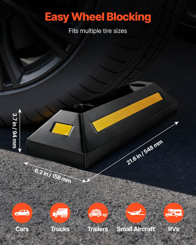 Ratų atrama VEVOR RB226, 548 mm (2 vnt.)