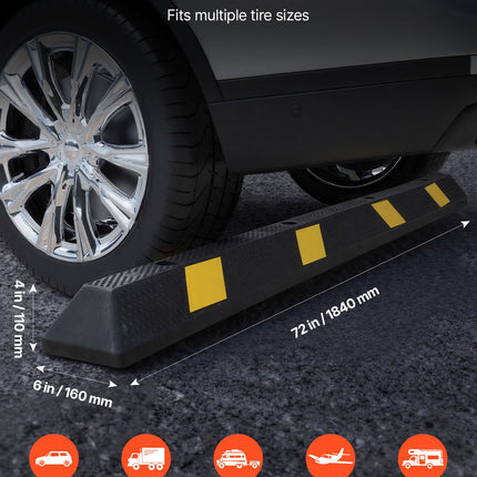 Ratų atrama VEVOR RB726-2, 1840 mm, 2 vnt.