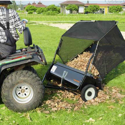 Prikabinamas vejos šlavimo įrenginys VEVOR TC5001E, 111,7 cm darbinis plotis