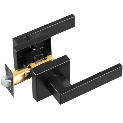 Vidaus durų rankena VEVOR KJ2118-PS-BLK, matinė juoda