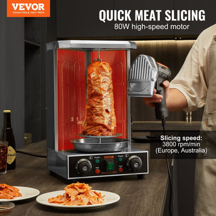 Elektrinis kebabų peilis VEVOR KS-100E, 80 W