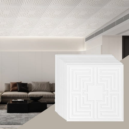 Lubų plytelės VEVOR DH-03, 60,5 x 60,5 cm, 12 vnt.