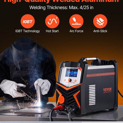TIG suvirinimo aparatas VEVOR ACDC TIG-200, 200A