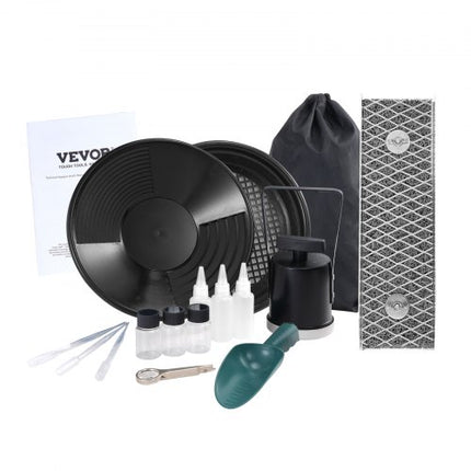 Aukso plovimo rinkinys VEVOR SL-12T, 16 dalių