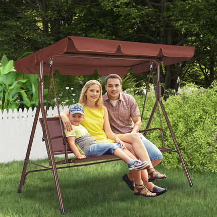 Trijų vietų lauko sūpynės VEVOR SW007, 240 kg keliamoji galia