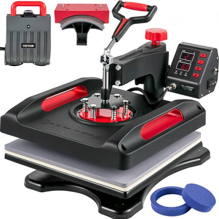 Termo presas VEVOR 5 in 1, 38x38 cm, 1200W