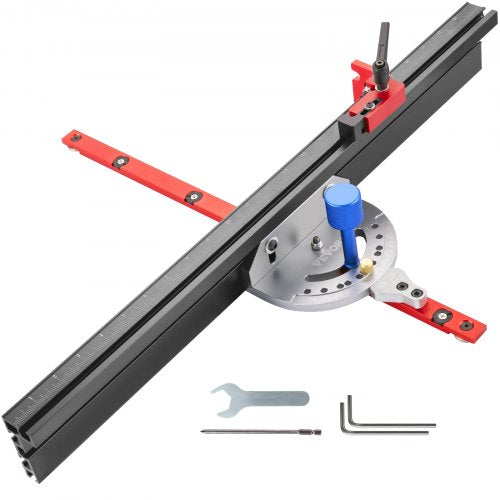 Kampinis pjovimo kreiptuvas VEVOR 450 mm, su lazerine skale