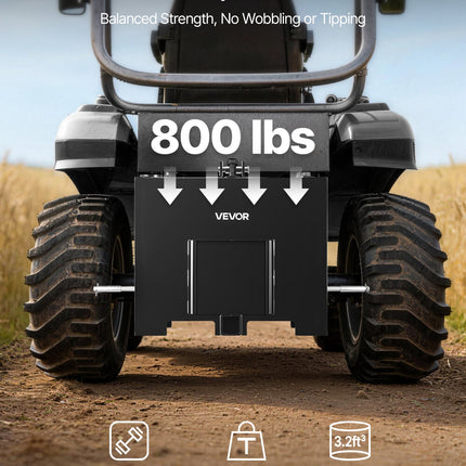 Traktoriaus balasto dėžė VEVOR B-01, 363 kg talpa