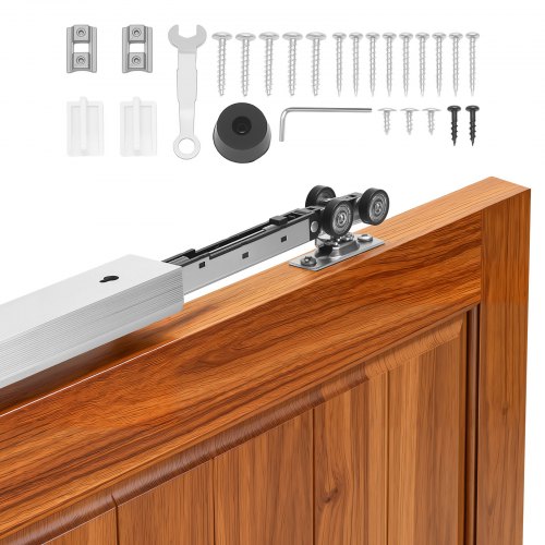 Stumdomų durų bėgelio komplektas VEVOR XC39SF-5FT, 1441 mm