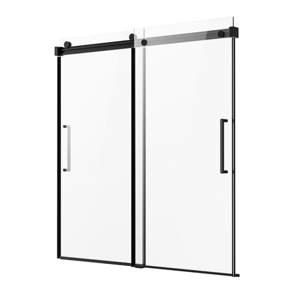 Berėmės stumdomos vonios durys VEVOR CNH-CV-S722, 142-152 cm pločio