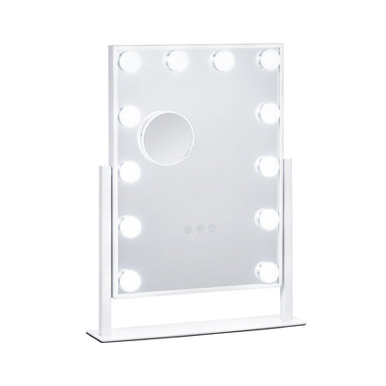Kosmetinis veidrodis VEVOR CQ3041, 12 LED lempučių