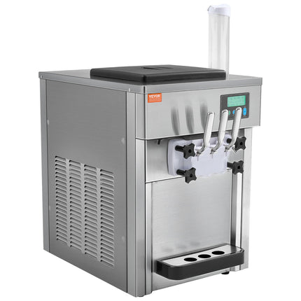 Pramoninis minkštų ledų aparatas VEVOR BQL-7220T, 1800W