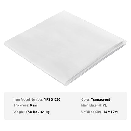 Šiltnamio plėvelė VEVOR YFSG1250, 3,66 x 15,24 m