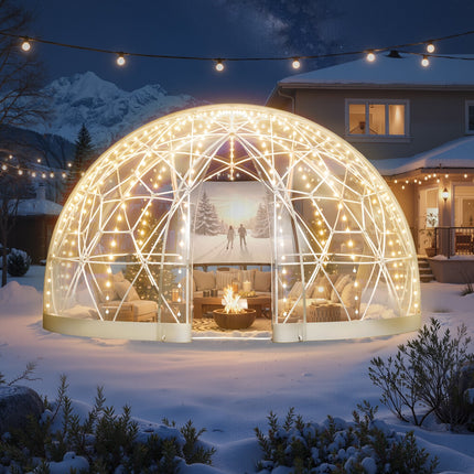 Sodo kupolas VEVOR GB-DOME-12, 3,6 x 2,2 m