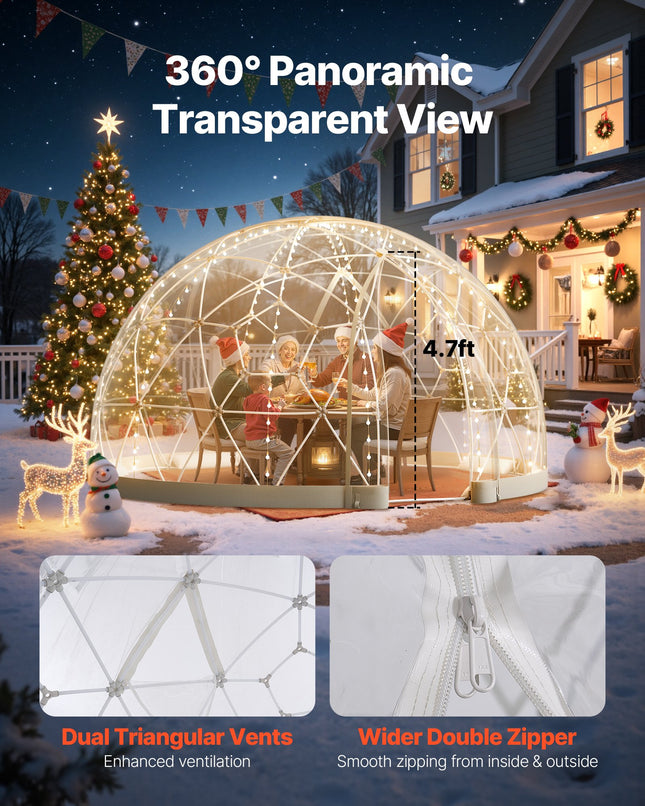 Sodo kupolas VEVOR GB-DOME-9.5, 2,9 m skersmens