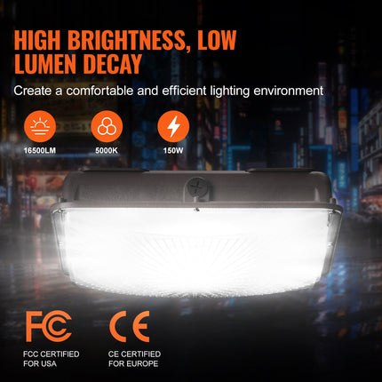 LED stoginės šviestuvai VEVOR AX-TPD-150, 150W