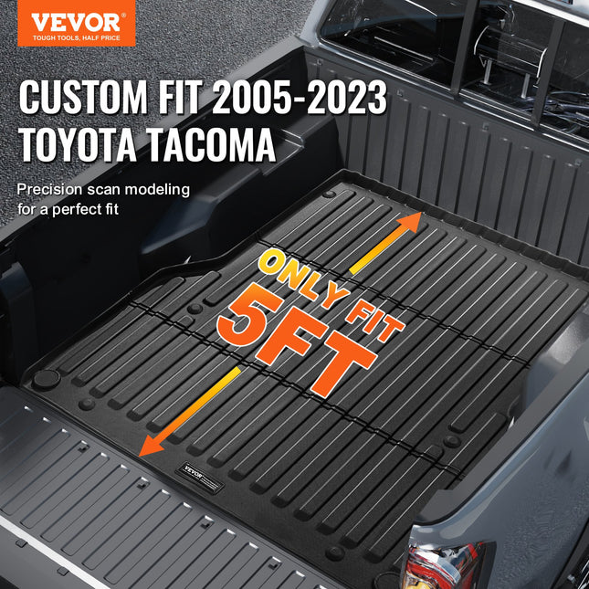 Pikapo kėbulo kilimėlis VEVOR Toyota Tacoma (2005-2023), 5 pėdų kėbului