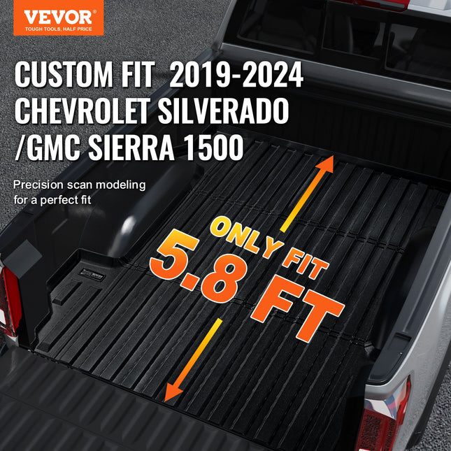 Pikapo kėbulo kilimėlis VEVOR Chevrolet Silverado / GMC Sierra 1500, skirtas 1,75 m (5.8 ft) kėbului
