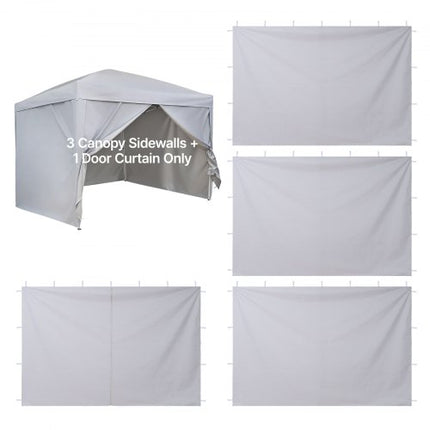 Paviljono šoninės sienelės VEVOR KDPJ-002, 3 x 3 m palapinėms, 4 vnt.