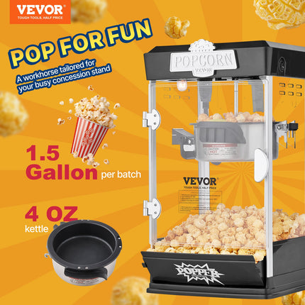 Popkornų gaminimo aparatas VEVOR 6077, 480 W
