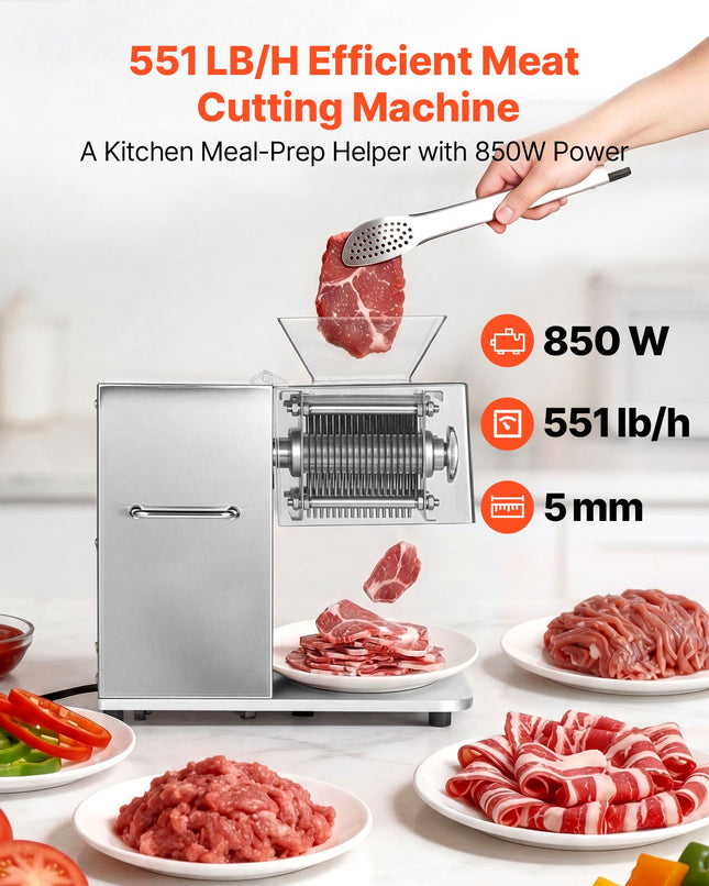 Mėsos pjaustyklė VEVOR 90, 850 W