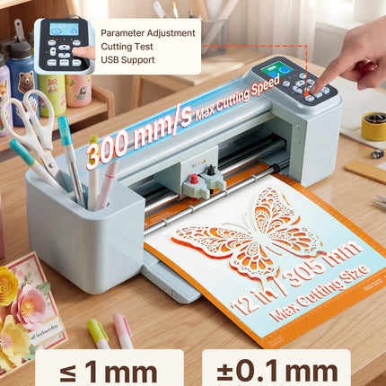 Vinilo pjovimo staklės VEVOR smart3, 305 mm