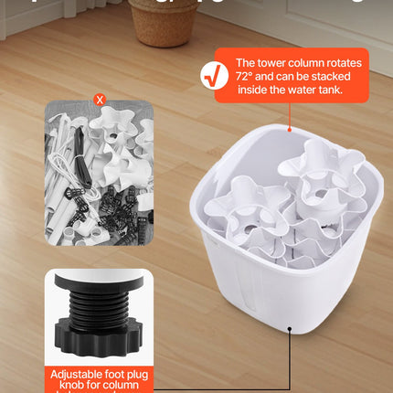 Hidroponinė auginimo sistema VEVOR VV1-6C-EU, 30 vietų augalams