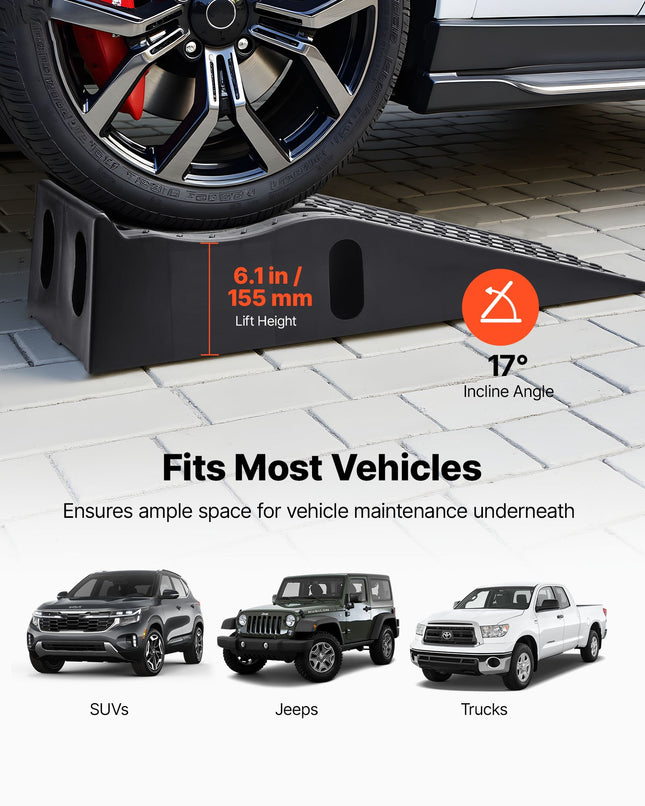 Automobilių užvažiavimo rampa VEVOR TS295AU, 5897 kg