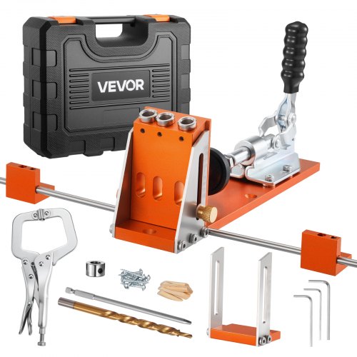 Skylių gręžimo šablonas VEVOR XK2-2505, 12,7–38,1 mm reguliuojamas gylis